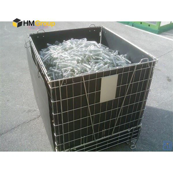 Foldable wire PET preform container